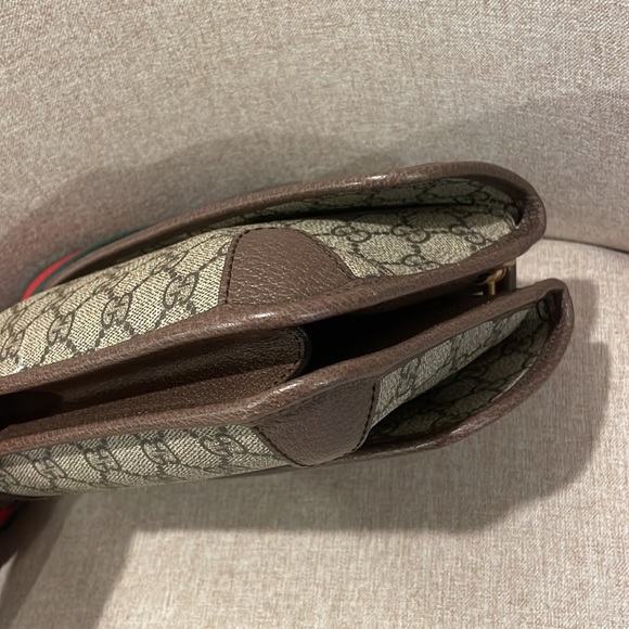 ⚡️Gucci Neo GG Supreme Crossbody Small Messenger Bag with Stripe Canvas Strap - Picture 11 of 16